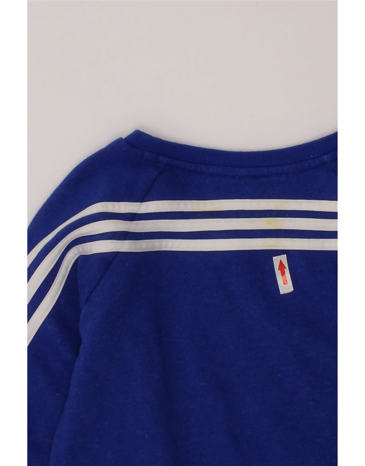 Φούτερ Adidas Boys Jumper 3-4 ετών Μπλε βαμβακερό