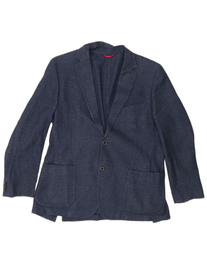 Fay Ανδρικό σακάκι σακάκι με 2 κουμπιά UK 36 Small Navy Blue Flecked