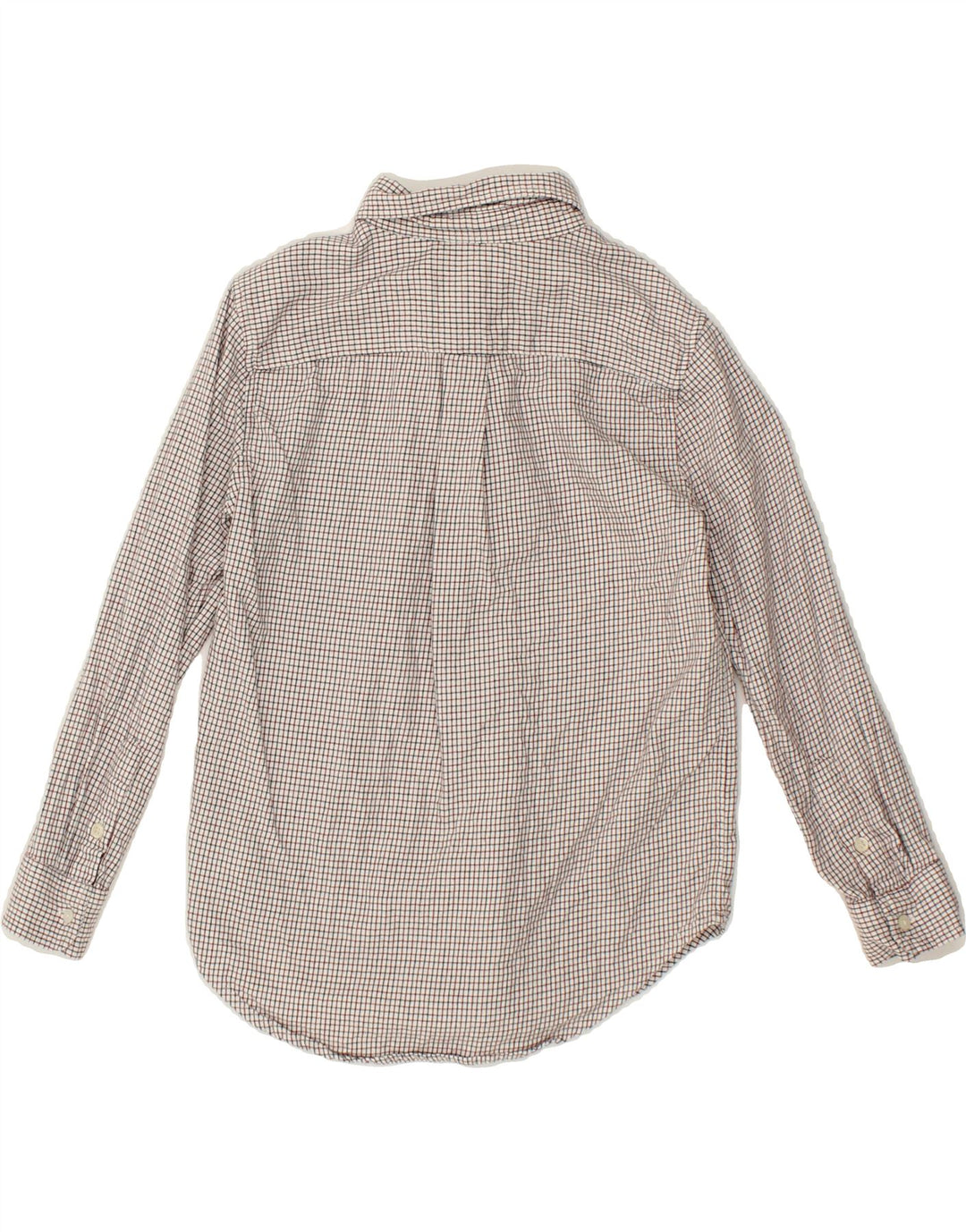 POLO RALPH LAUREN Boys Shirt 6-7 Years Grey Check Cotton Vintage Polo Ralph Lauren and Second-Hand Polo Ralph Lauren from Messina Hembry 