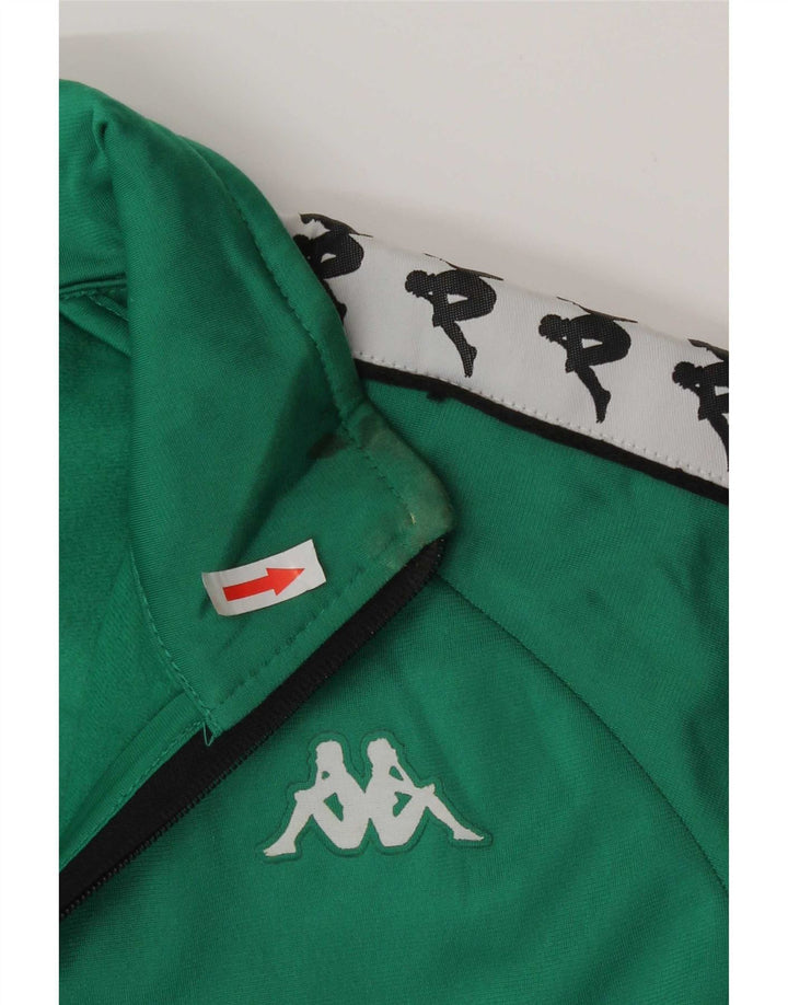 Ανδρική φόρμα γραφική Kappa Top Jacket Small Green Colourblock
