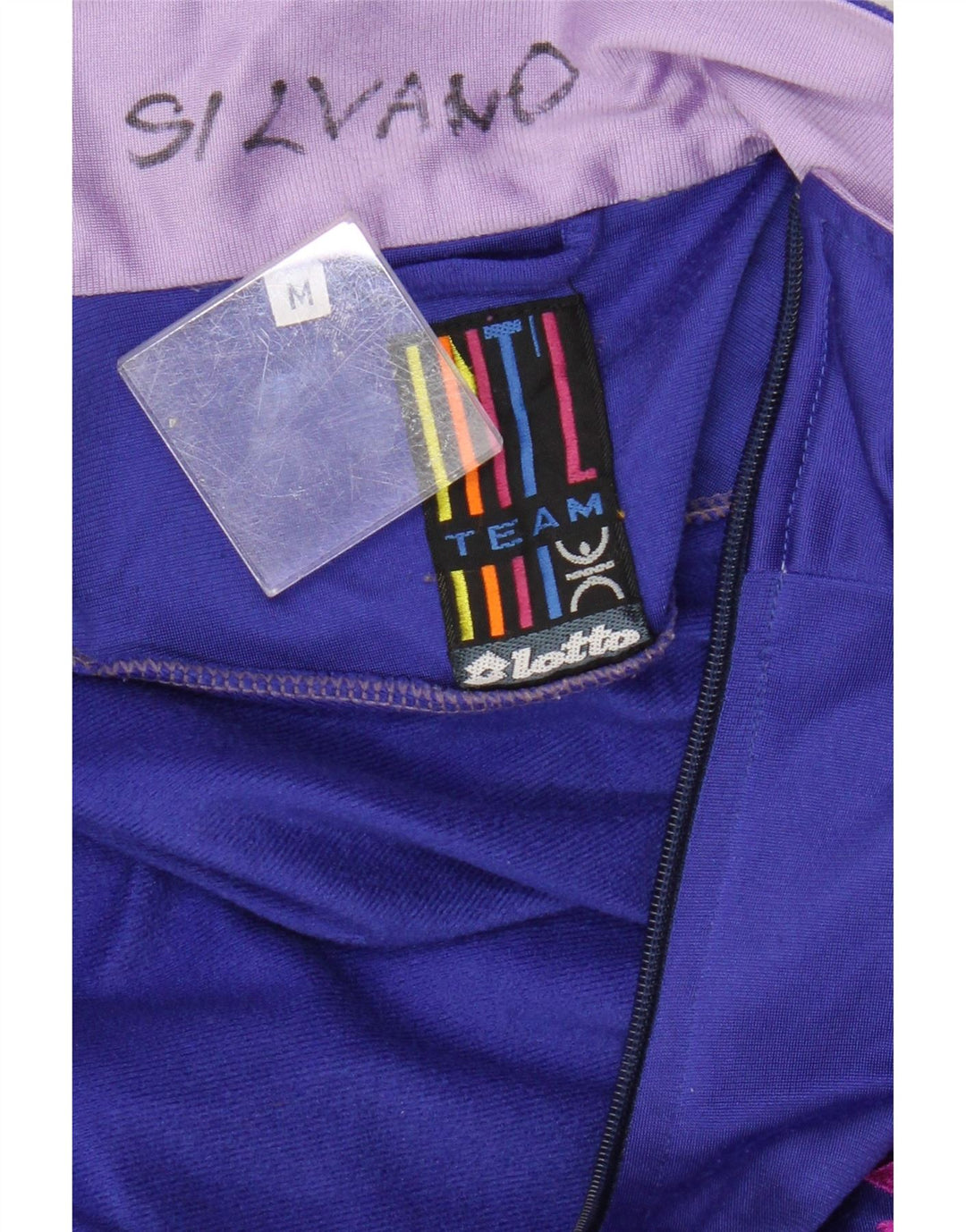 Ανδρική αθλητική φόρμα γραφικών LOTTO Top Jacket Medium Purple Colourblock