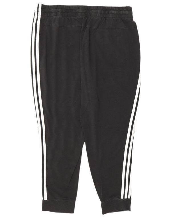 Adidas Γυναικεία φόρμα παντελόνι Joggers UK 16/18 μεγάλο μαύρο βαμβακερό