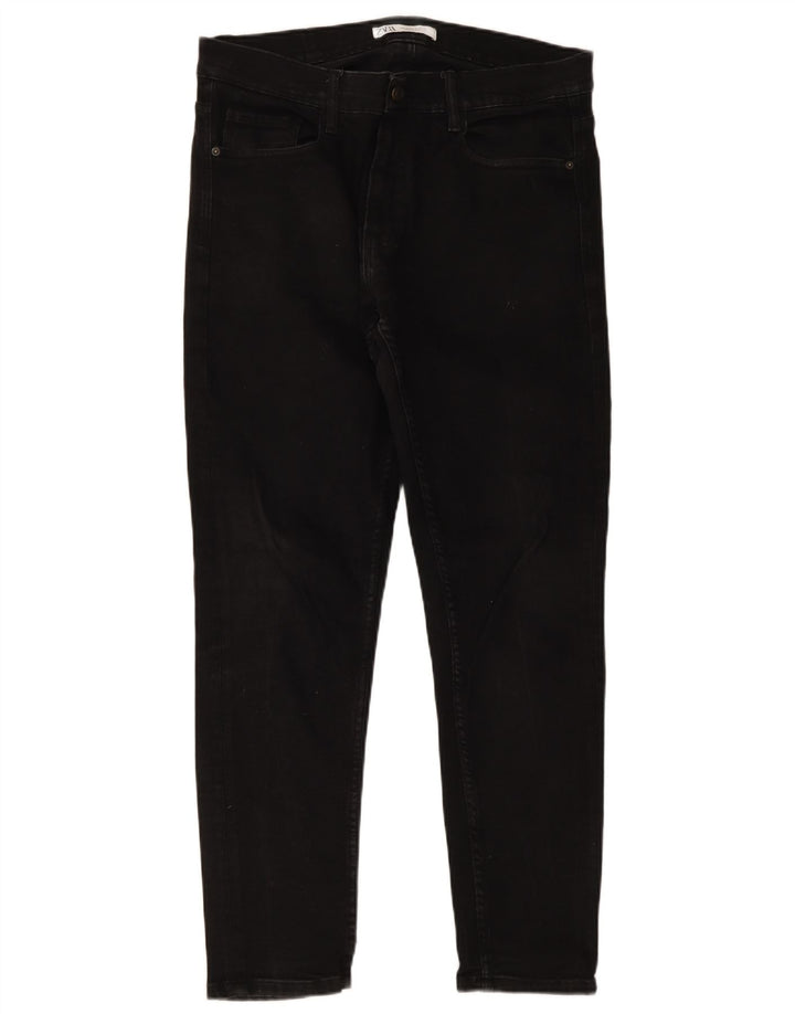 Zara Ανδρικό Slim Jeans EU 46 XL W36 L30 Μαύρο