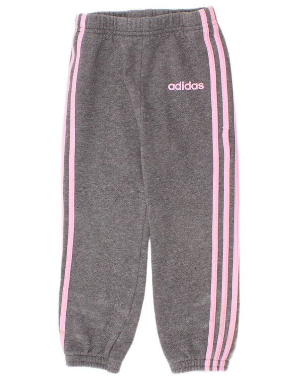 Adidas Κοριτσίστικες φόρμες παντελόνι Joggers 2-3 ετών Γκρι βαμβακερό