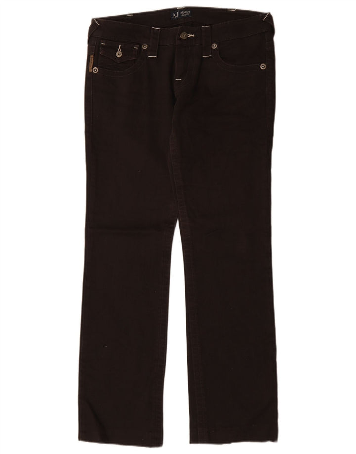 Armani Γυναικείο Straight Jeans W28 L30 Καφέ Βαμβακερό