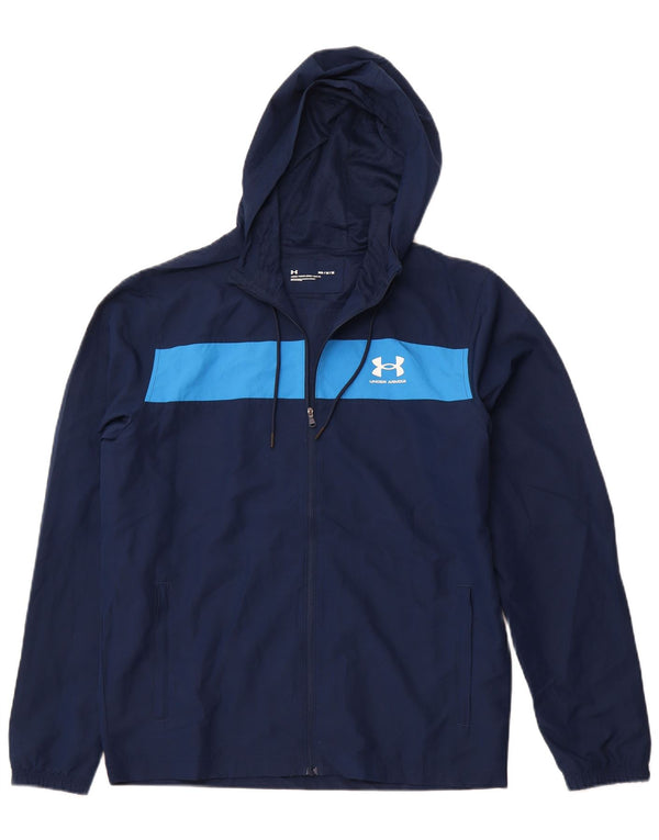 Ανδρική αθλητική φόρμα UNDER Armour Top Jacket Medium Blue Colourblock Sports