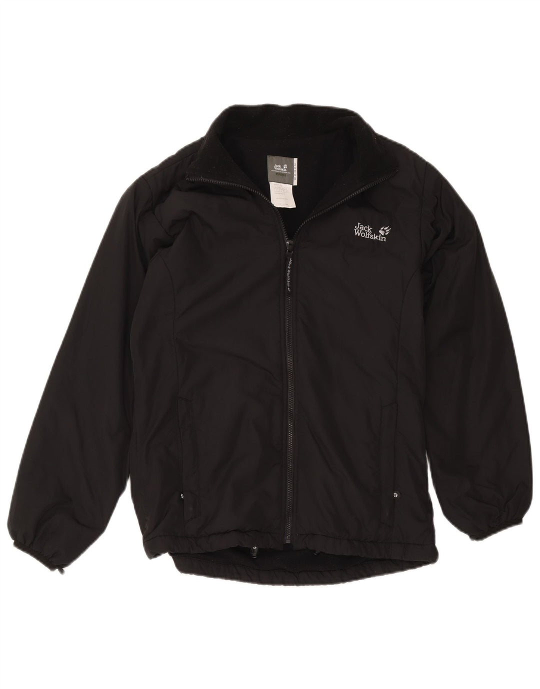Jack Wolfskin Γυναικεία επένδυση Windbreaker Jacket UK 12 Medium Black Polyester