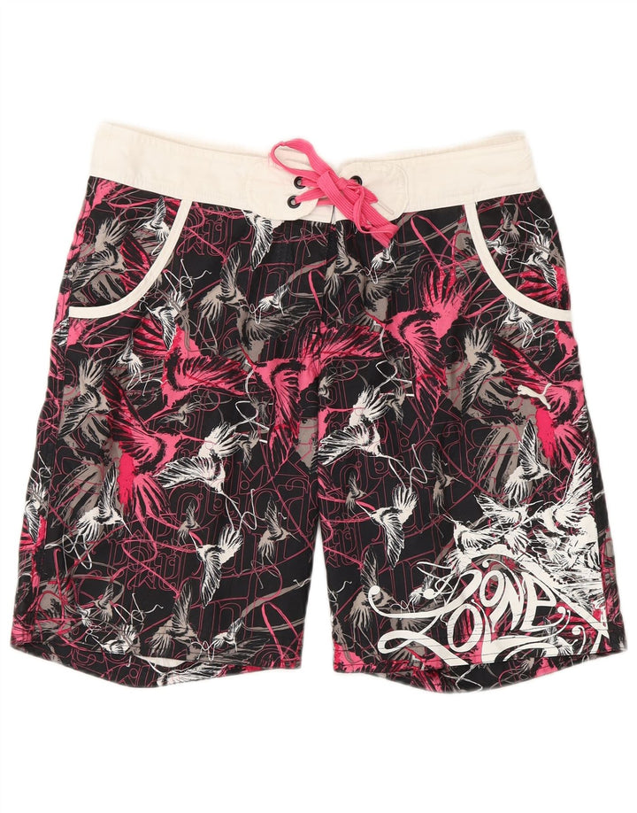 Γυναικείο σορτς κολύμβησης με αφηρημένο σχέδιο PUMA UK 8 Μικρό πολύχρωμο