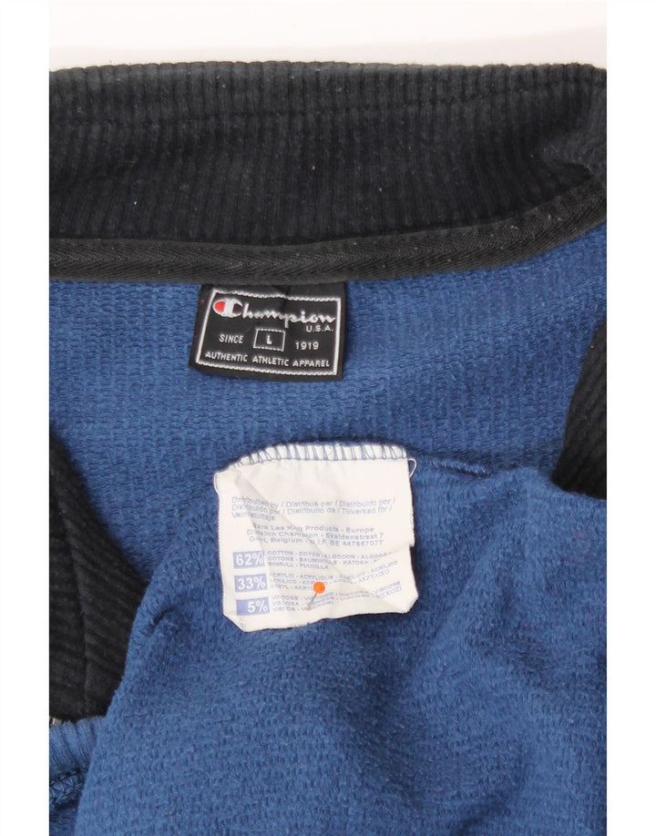 Ανδρική φόρμα Champion Graphic Top Jacket μεγάλο μπλε βαμβακερό