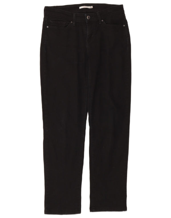 Levi's Womens 712 Slim Jeans W28 L28 Μαύρο