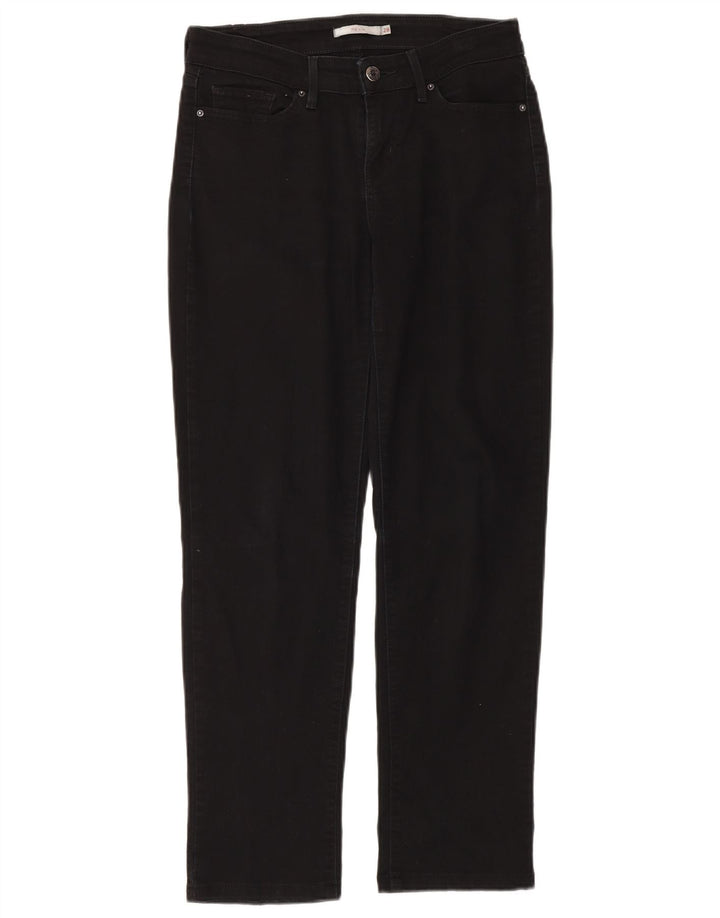 Levi's Womens 712 Slim Jeans W28 L28 Μαύρο
