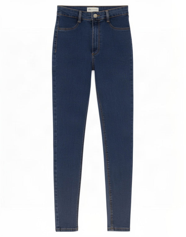 Zara Womens Skinny Jeans EU 38 Small W28 L27 Blue Cotton
