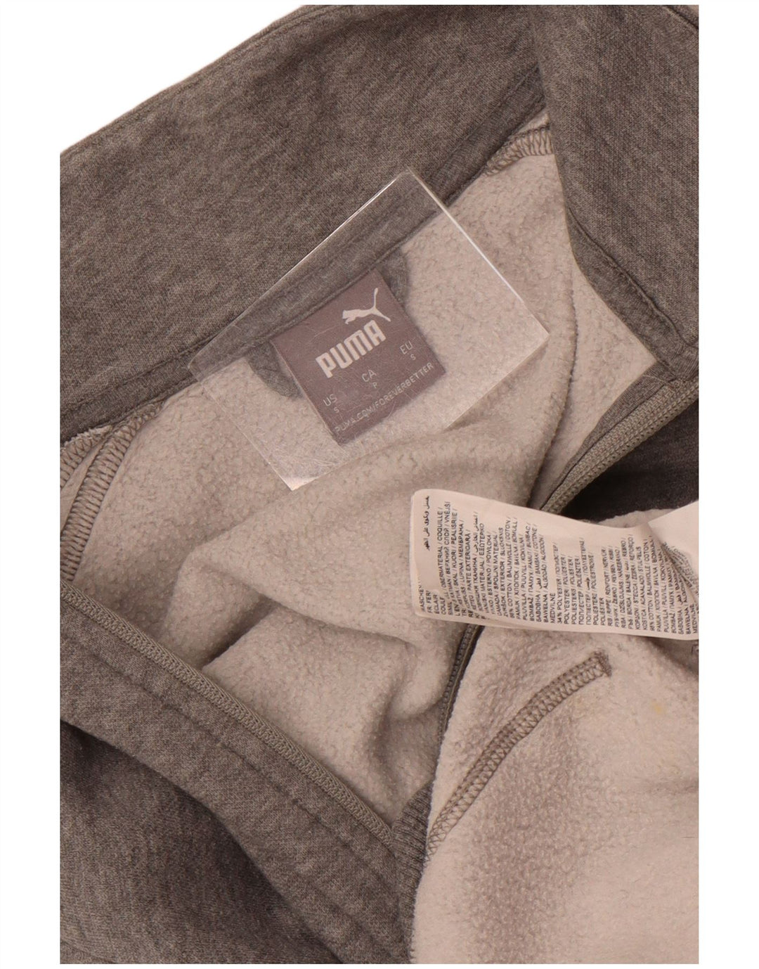 Ανδρική αθλητική φόρμα Puma Μπουφάν με μικρό γκρι βαμβακερό χρώμα