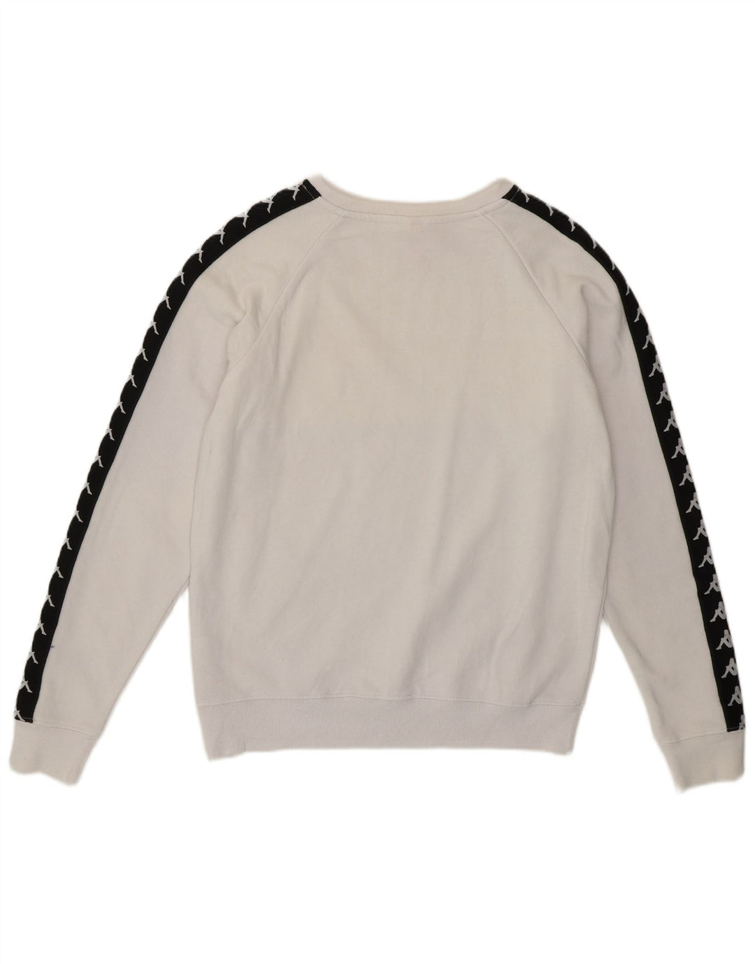 Γυναικεία γραφική φούτερ KAPPA Jumper UK 14 Medium White Colourblock