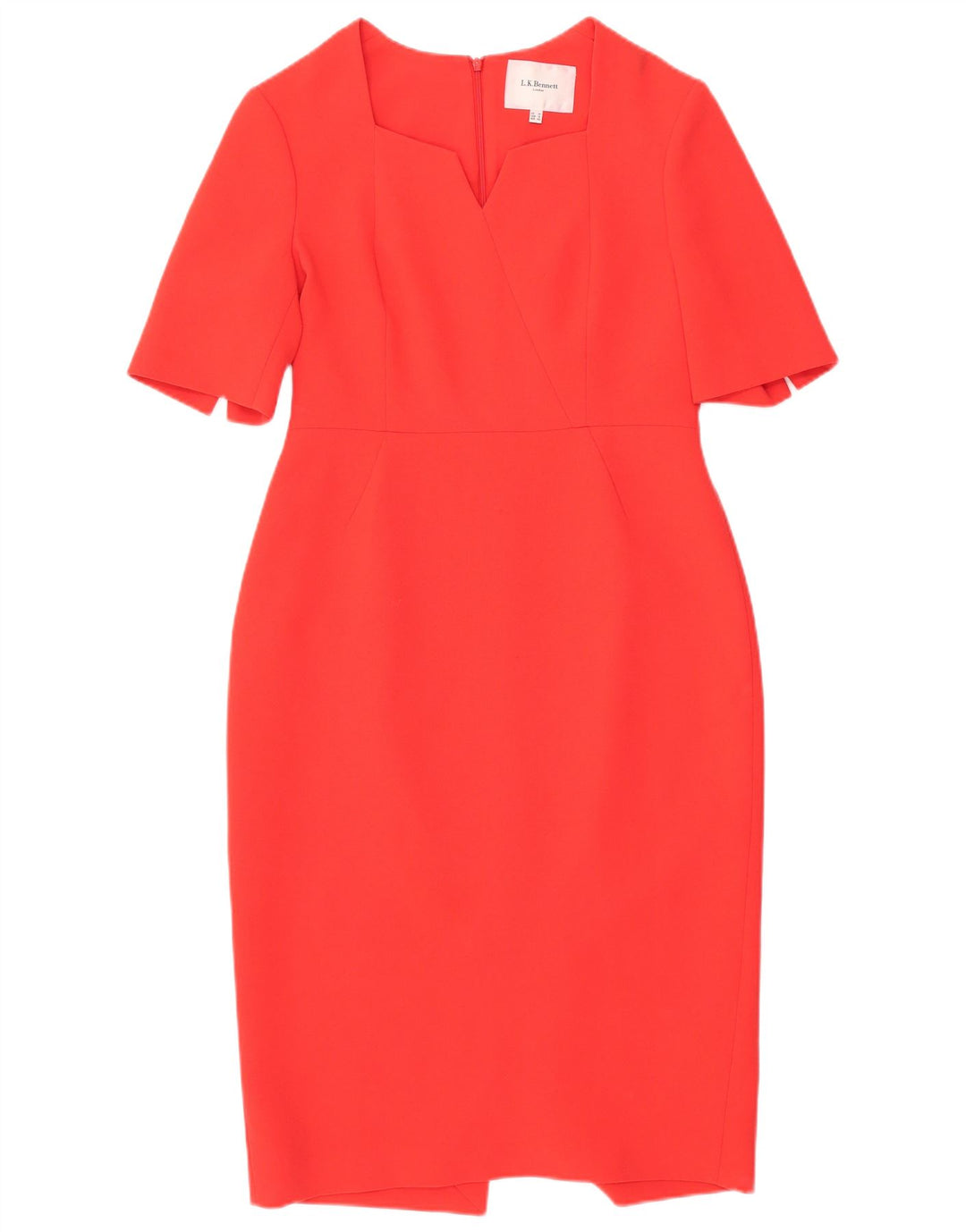 Λ.Κ. Γυναικείο φόρεμα Bennett με θήκη UK 14 Medium Red Polyester