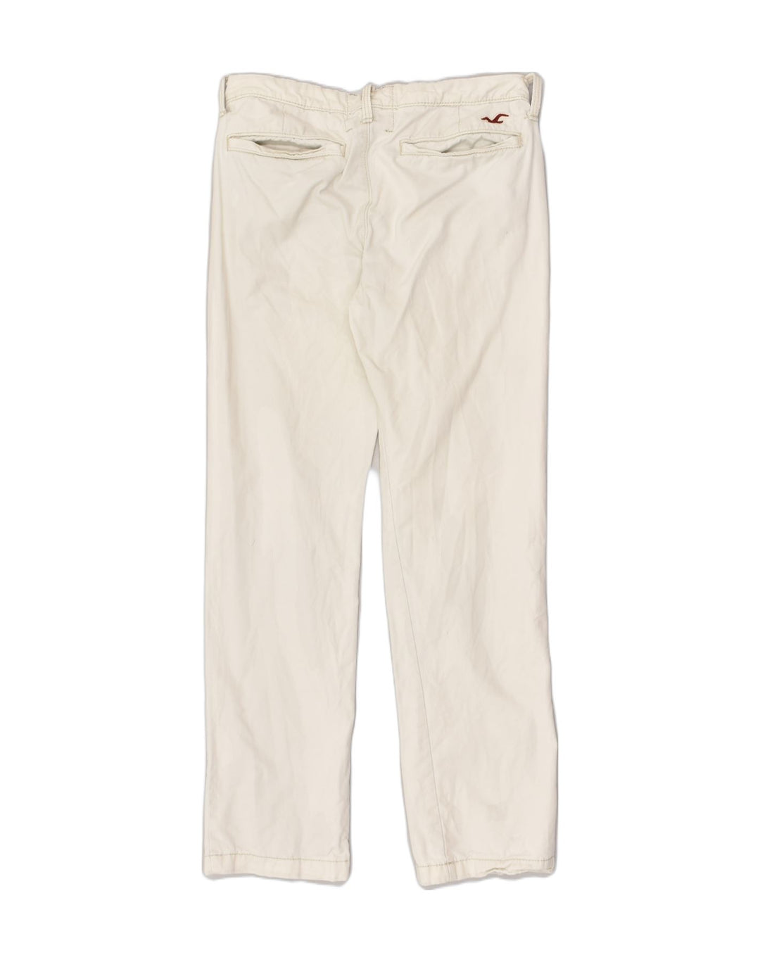 HOLLISTER Womens Straight Chino Trousers W30 L32  Beige Cotton | Vintage Hollister | Thrift | Second-Hand Hollister | Used Clothing | Messina Hembry 
