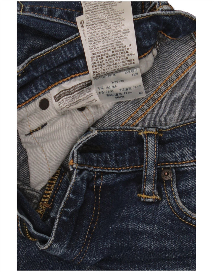 Ανδρικό τζιν Levi's Straight W30 L30 Blue Cotton