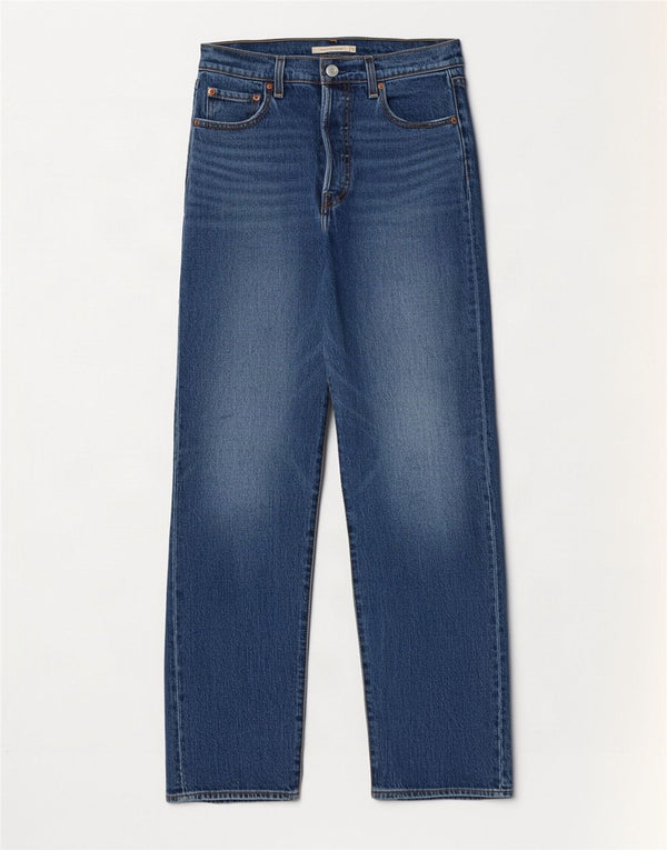 Γυναικείο ίσιο ψηλό ψηλό τζιν Levi's Ribcage W28 L32 Μπλε βαμβακερό