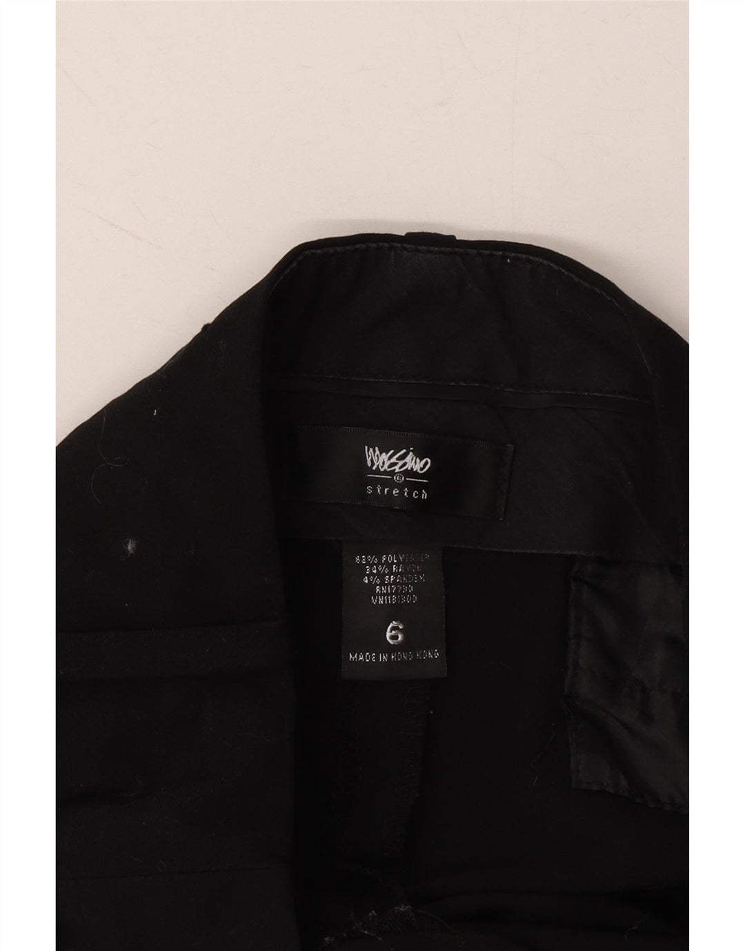 MOSSIMO Womens Stretch Straight Capri Trousers US 6 Medium W32 L20 Black Vintage Mossimo and Second-Hand Mossimo from Messina Hembry 