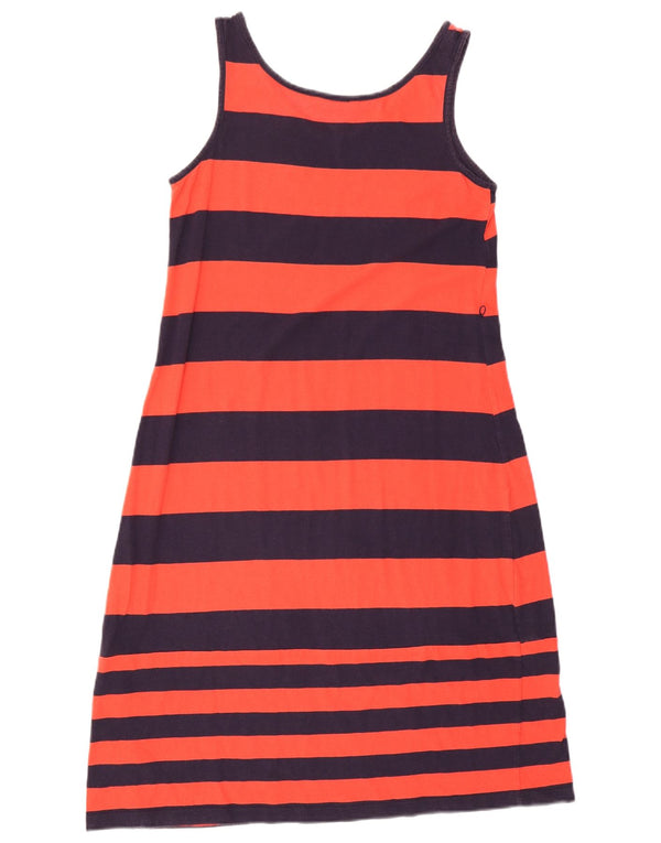 Tommy Hilfiger γυναικείο αμάνικο μπλουζάκι UK 12 μεσαίο κόκκινο ριγέ