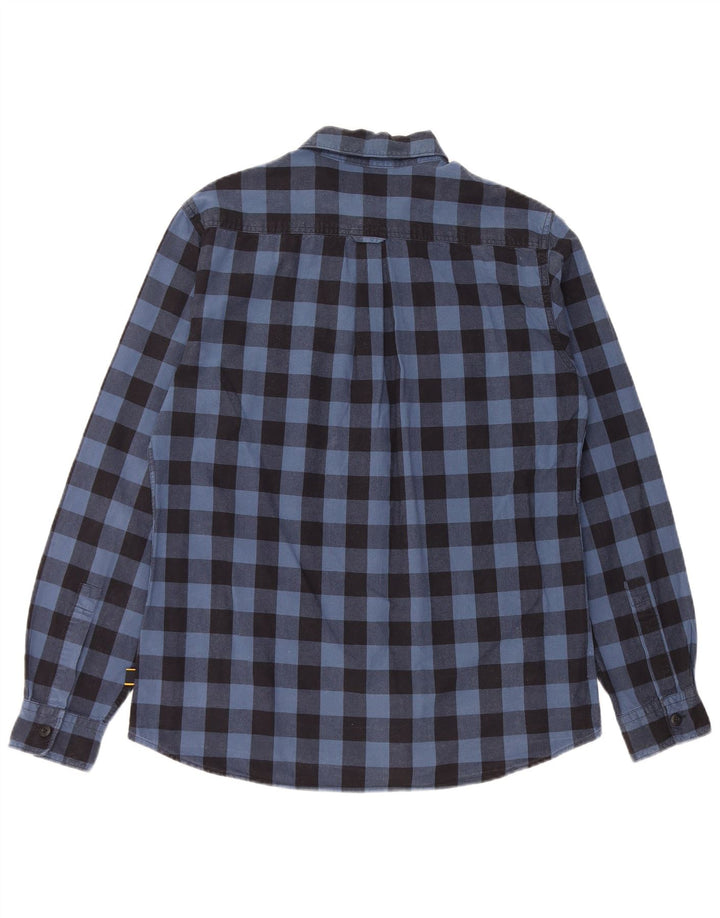 Ανδρικό πουκάμισο Barbour Βαμβακερό μεσαίο μπλε Gingham