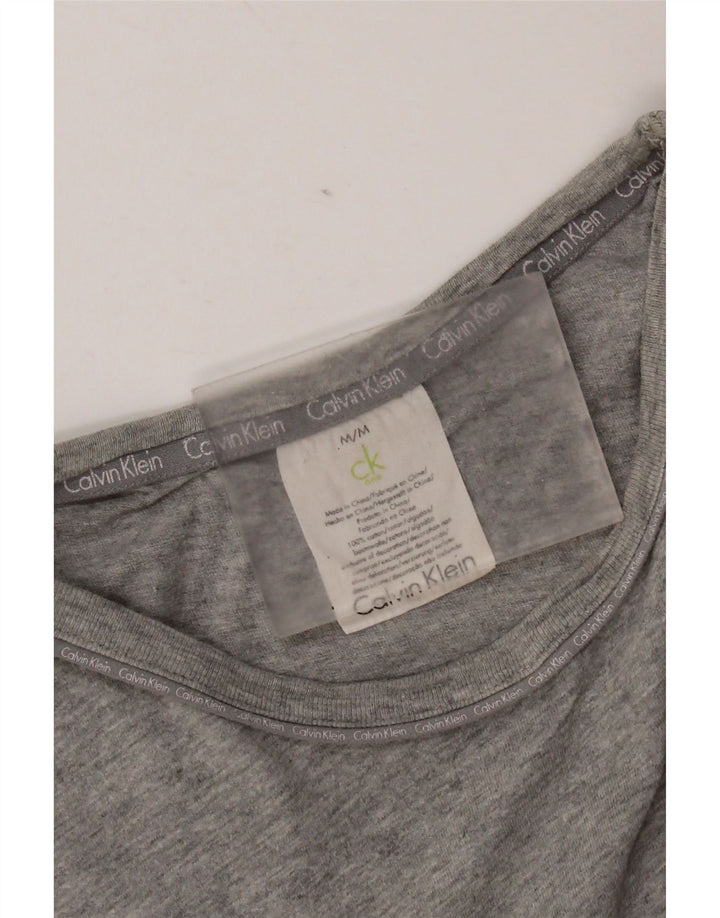 Ανδρικό T-Shirt Calvin Klein Τοπ μεσαίου γκρι βαμβακερό