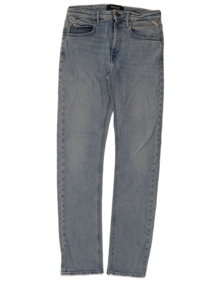 Replay Γυναικείο Slim Jeans W27 L30 Blue Cotton