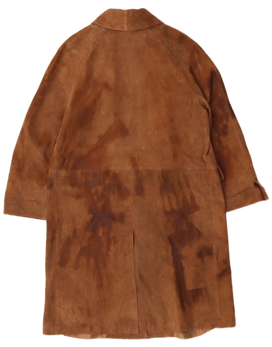 STRONG & FISHER LTD Γυναικείο vintage σουέτ πανωφόρι UK 18 XL καφέ Classic