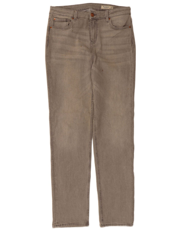 Marks & Spencer Γυναικεία The Sienna Straight Jeans UK 14 Large W32 L32 Grey