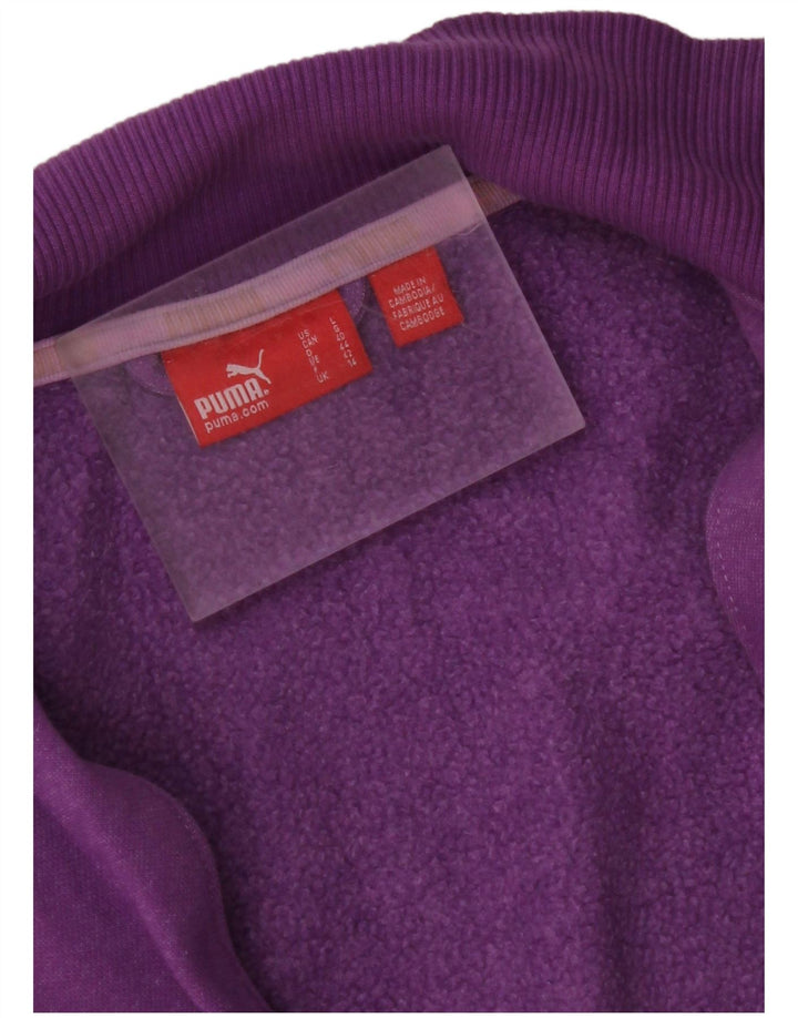 Γυναικεία αθλητική φόρμα Crop Crop Top Jacket UK 14 Medium Purple