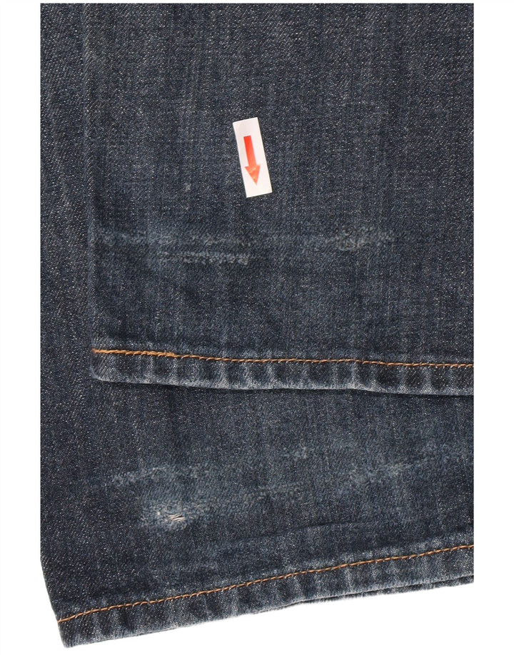 Levi's Mens 501 Straight Jeans W38 L32 Μπλε Βαμβακερό