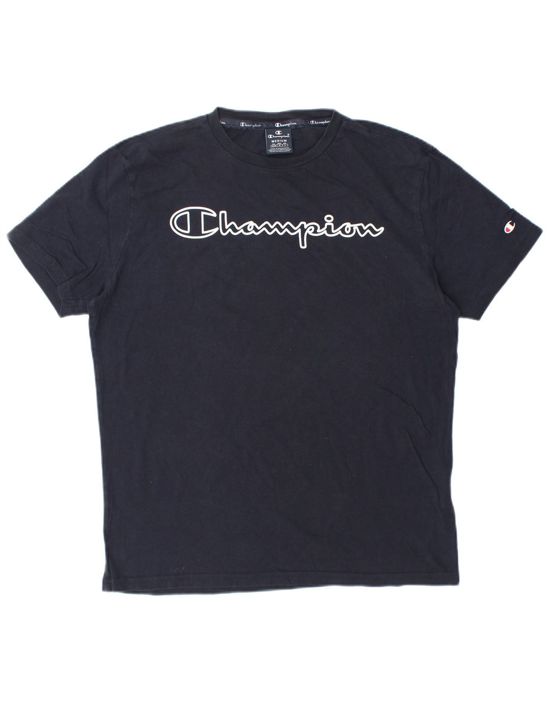 Ανδρικό γραφικό T-shirt CHAMPION Top Medium Navy Blue βαμβακερό