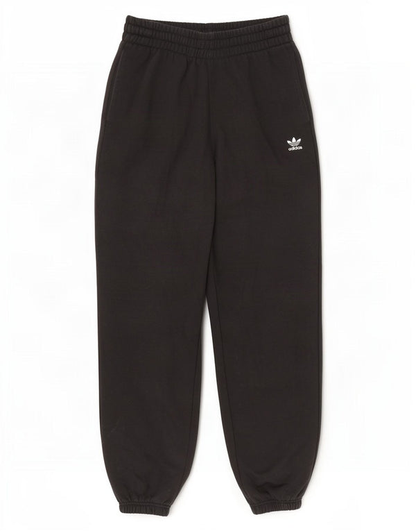 Adidas Γυναικεία φόρμα παντελόνι Joggers UK 12/14 Μεσαίο μαύρο βαμβακερό