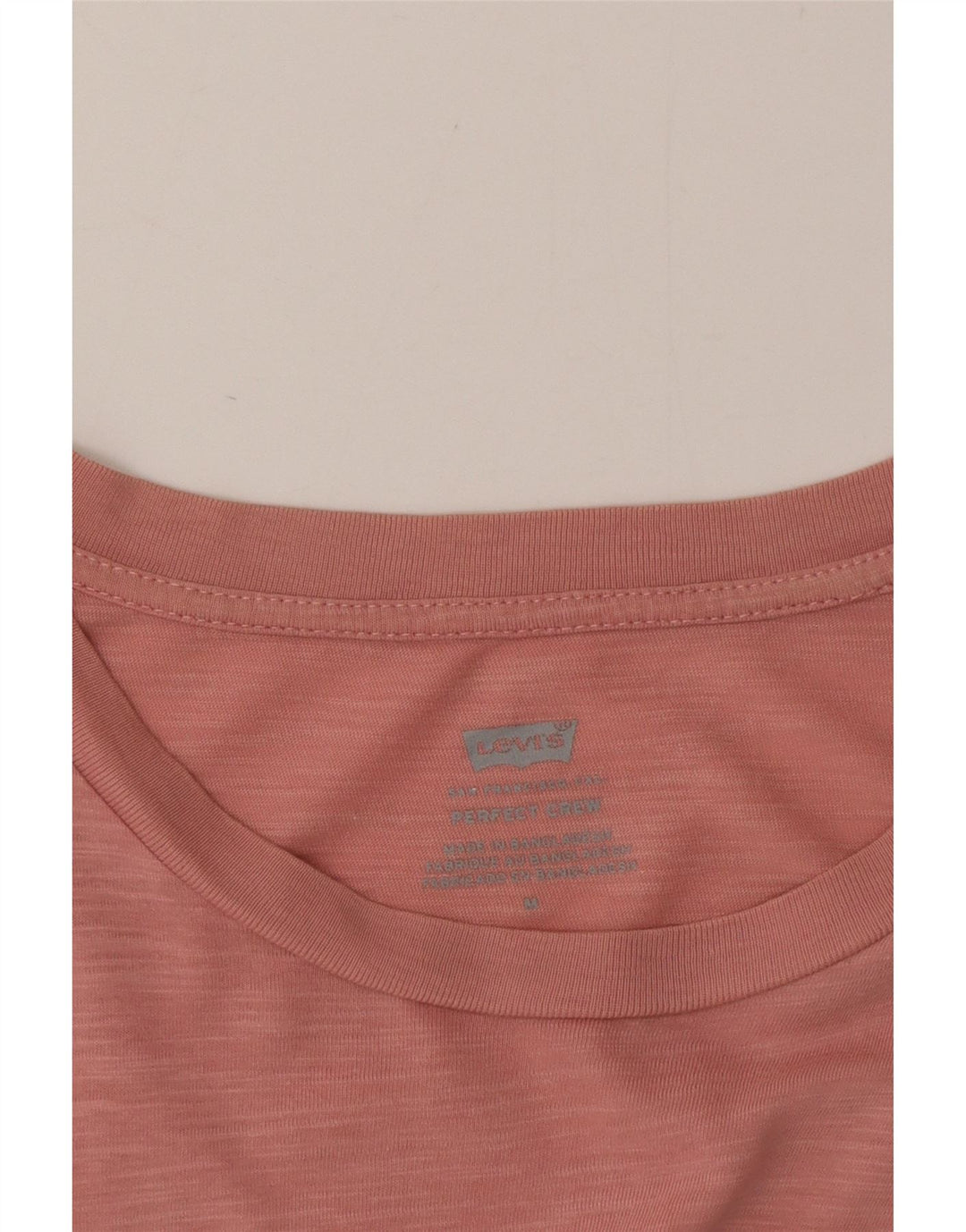 Γυναικείο T-Shirt Levi's Top UK 14 Medium Pink Flecked