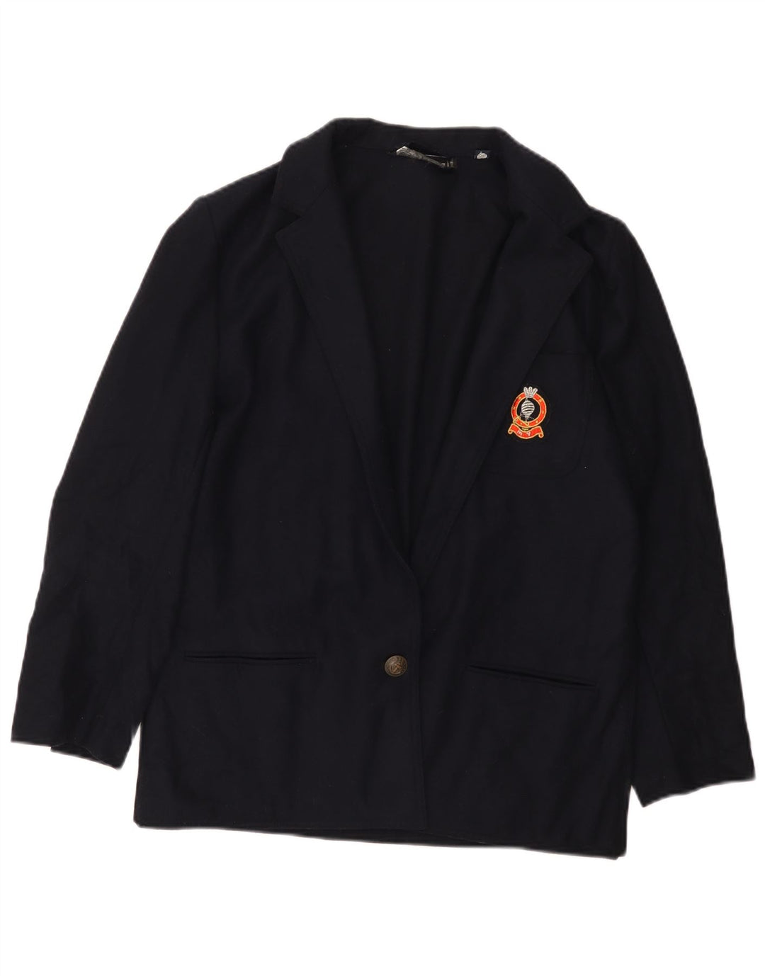 Marina Yachting Γυναικείο Μπουφάν Blazer 1 Κουμπί IT 42 Medium Navy Blue Wool
