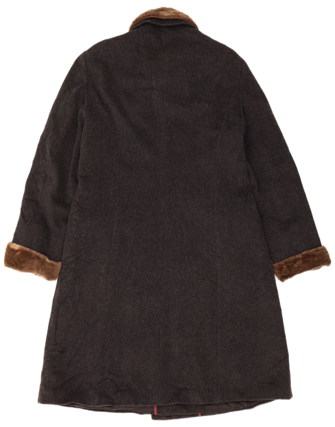 Dolomiten Γυναικείο παλτό με διπλό στήθος IT 48 XL Γκρι παρθένο μαλλί