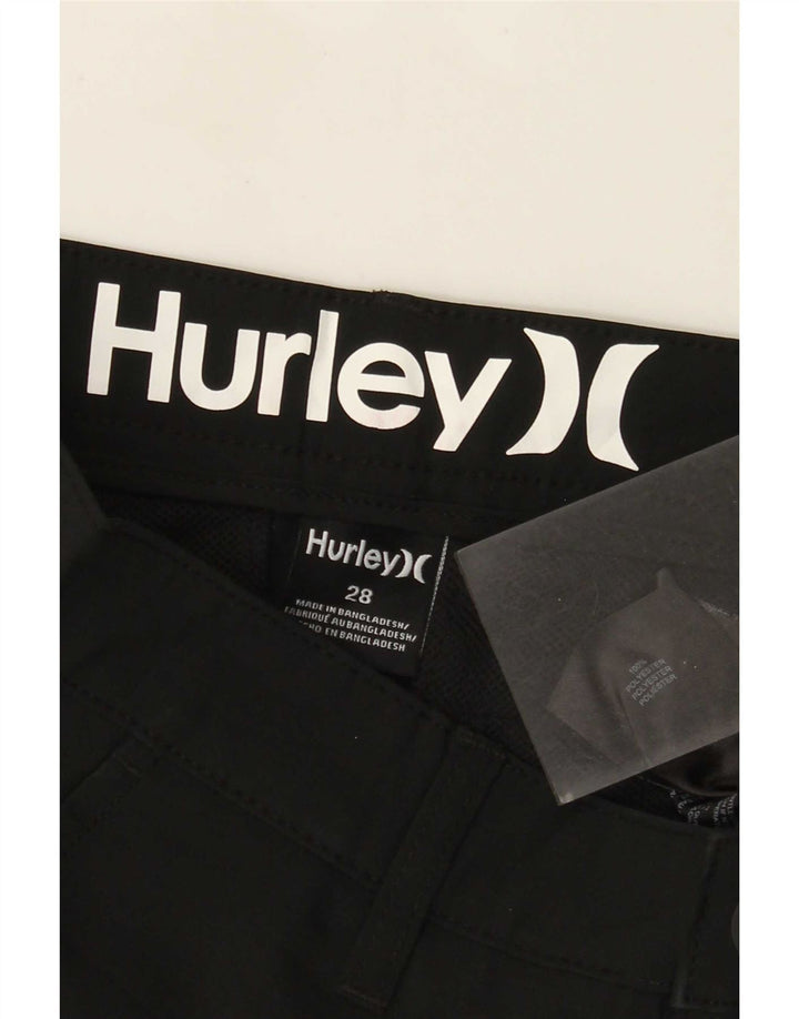 Ανδρικό σορτς Chino Hurley W28 Small Black Polyester