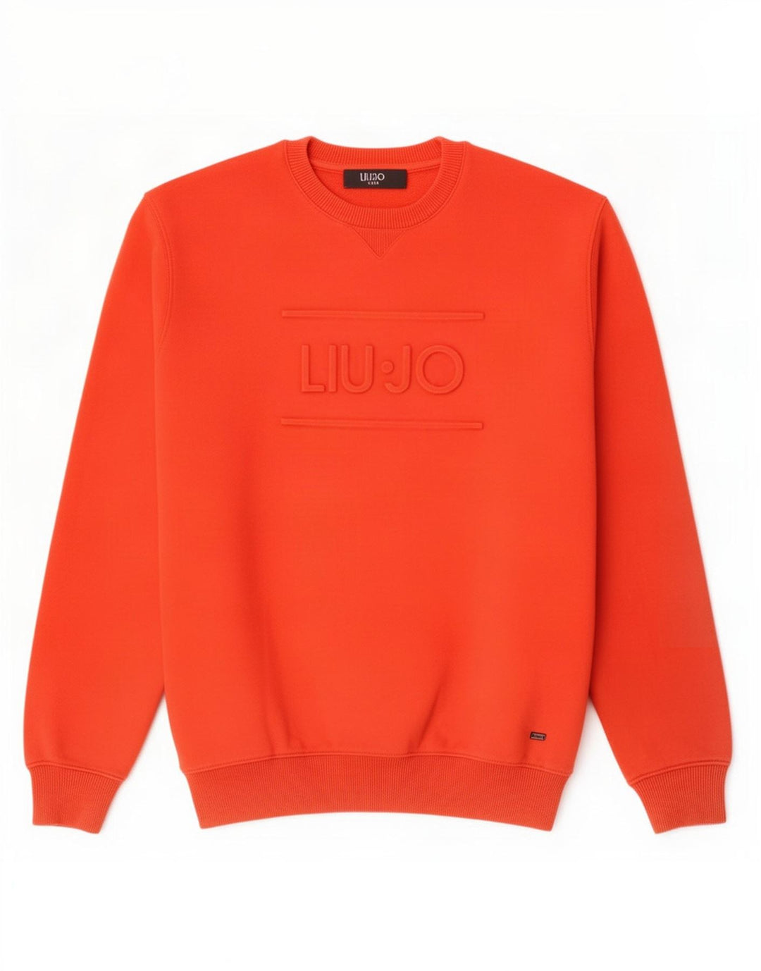 Ανδρικό γραφικό φούτερ Liu Jo Jumper μεγάλο κόκκινο βαμβακερό