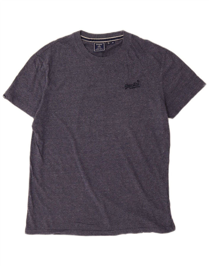 Ανδρικό T-Shirt Superdry Τοπ μεσαίου μπλε βαμβακερό