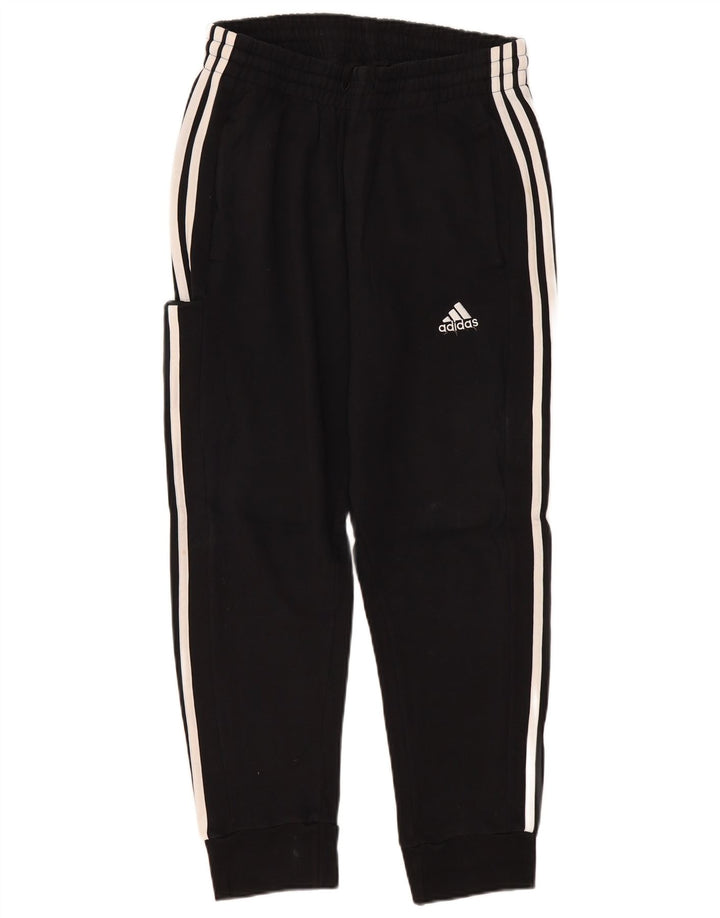 Ανδρική φόρμα Adidas Παντελόνι Joggers Μεσαίο μαύρο βαμβακερό