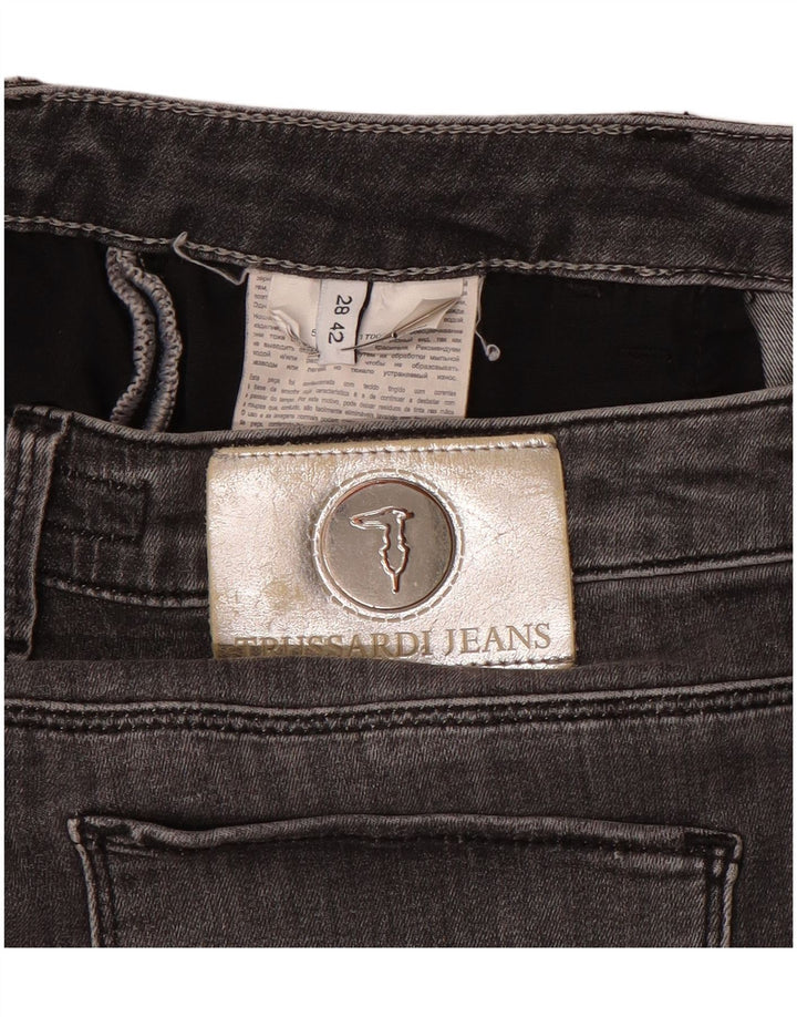 Trussardi Γυναικείο Slim Jeans W28 L28 Γκρι