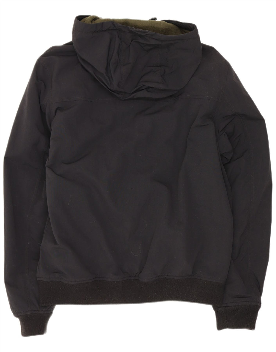Ανδρικό μπουφάν με κουκούλα Tommy Hilfiger UK 38 Medium Black Polyamide