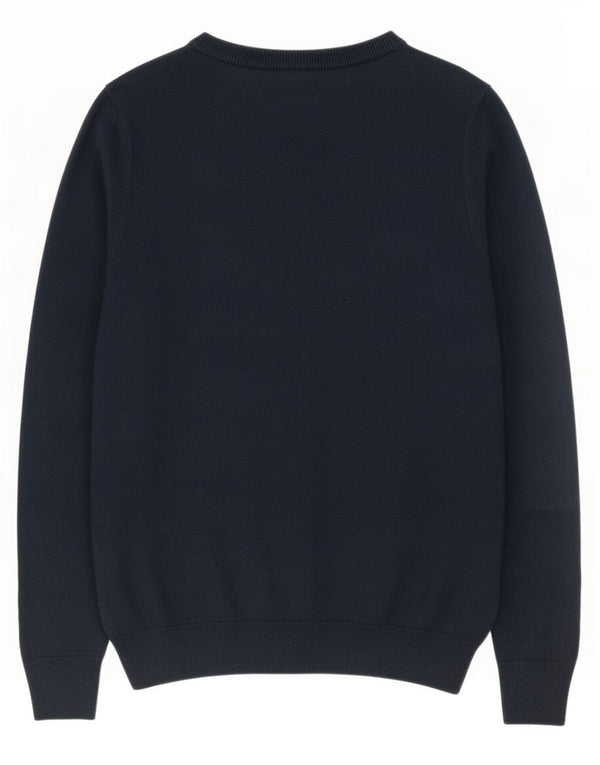 Ανδρικό πουλόβερ Marks & Spencer Boat Neck Jumper Small Navy Blue Acrylic