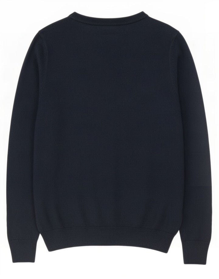 Ανδρικό πουλόβερ Marks & Spencer Boat Neck Jumper Small Navy Blue Acrylic