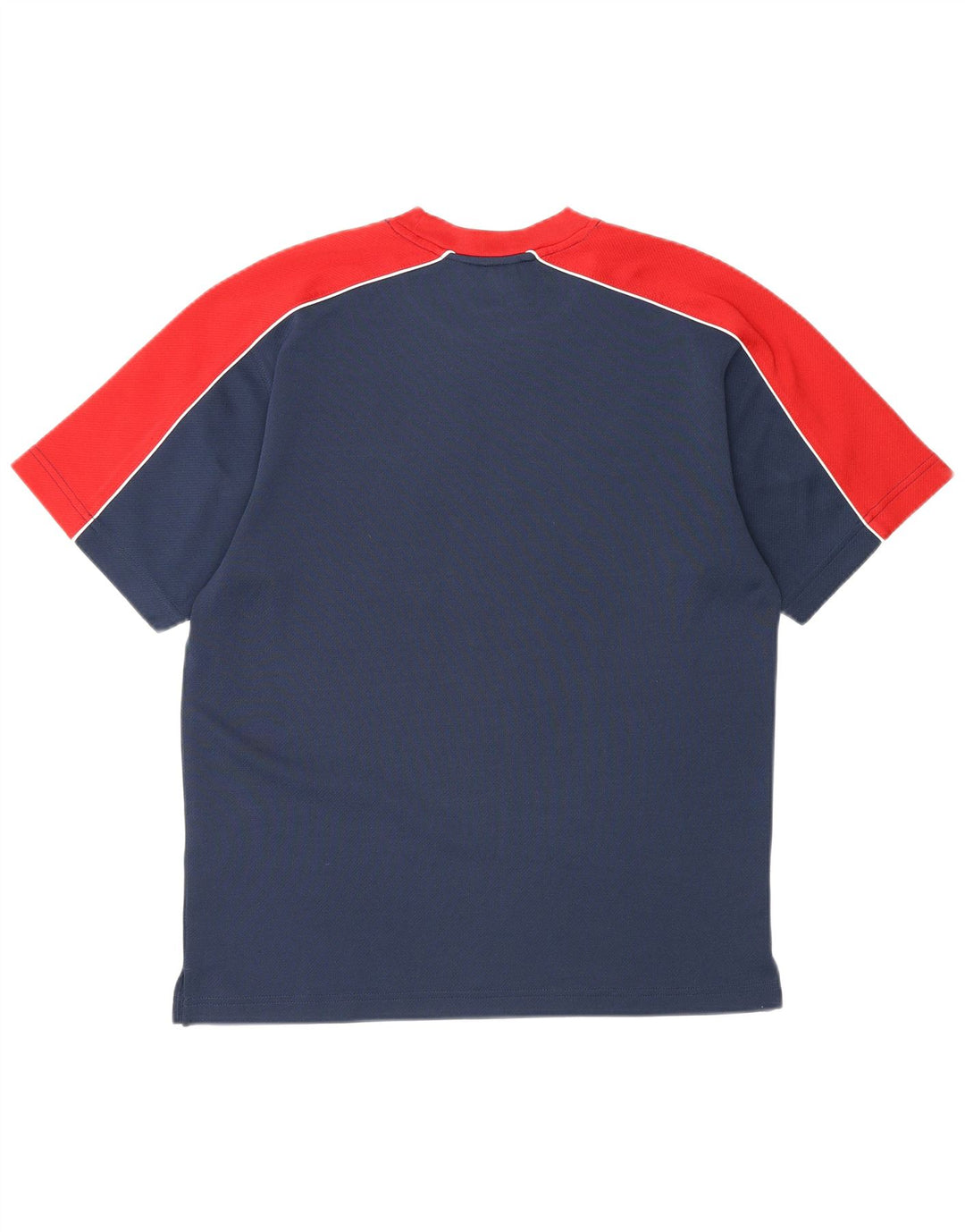 Ανδρικό T-shirt Reebok Top Small Navy Blue Colorblock Πολυεστέρας