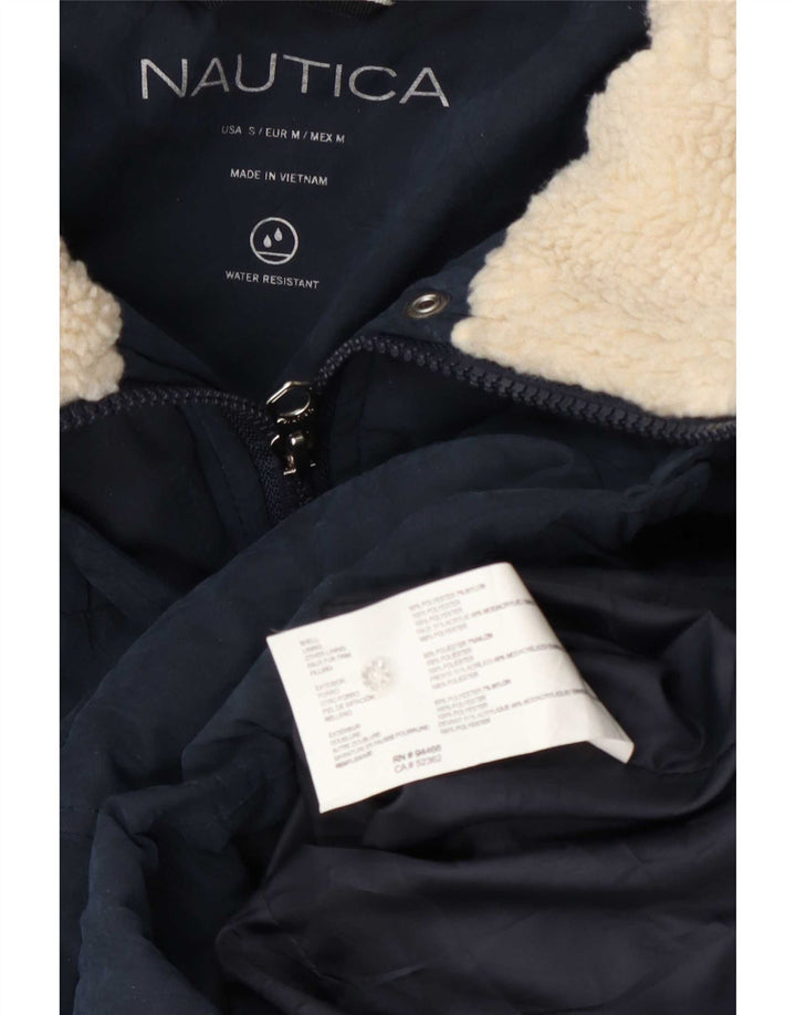 Nautica Γυναικείο μπουφάν με κουκούλα UK 14 Medium Navy Blue Polyester