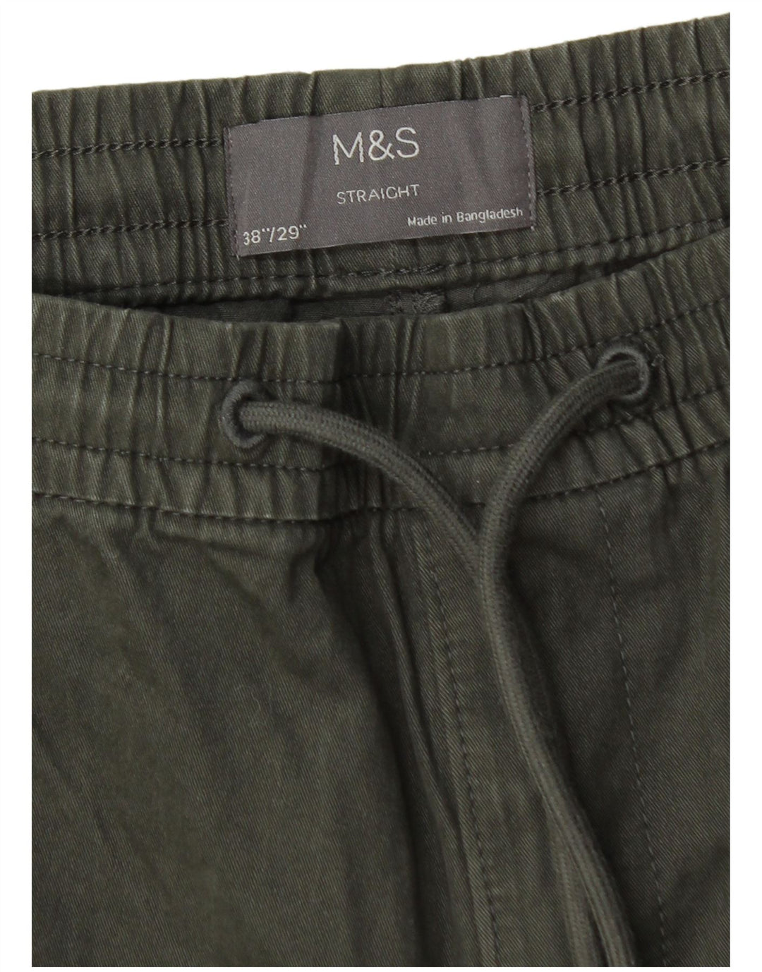Marks & Spencer Ανδρικό ίσιο παντελόνι Chino W38 L29 Πράσινο