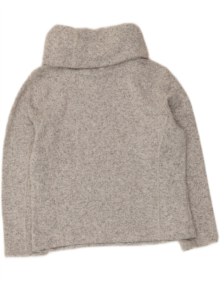 Mountain Warehouse Γυναικεία Crop Μπλούζα Τοπ UK 12 Medium Grey Flecked