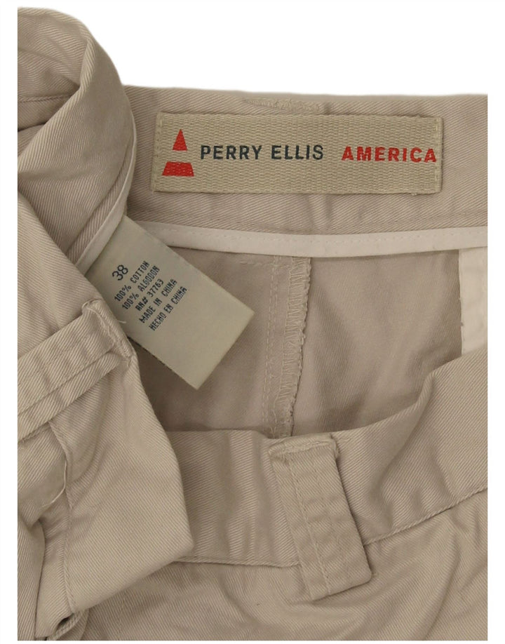 Ανδρικό σορτς Cargo Perry Ellis W38 XL Μπεζ βαμβακερό