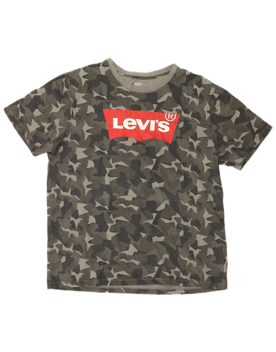 Ανδρικό γραφικό μπλουζάκι Levi's Top μεγάλο πολύχρωμο βαμβακερό καμουφλάζ